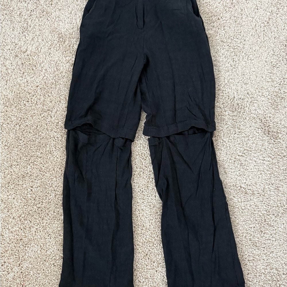 Noli linen convertible pants/shorts